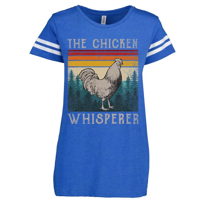 The Chicken Whisperer Funny Chicken Lover Farming Enza Ladies Jersey Football T-Shirt