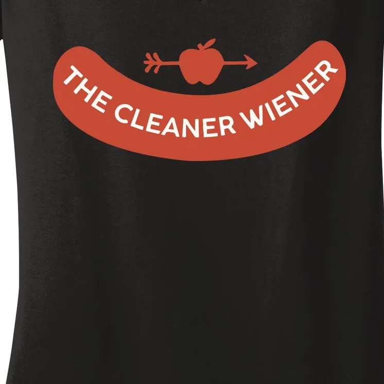 The Cleaner Wiener Women's V-Neck T-Shirt