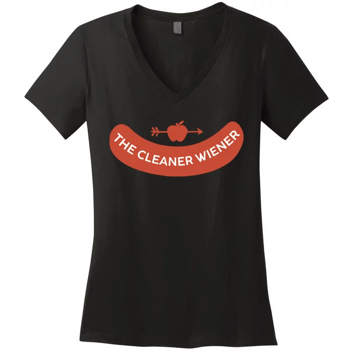 The Cleaner Wiener Women's V-Neck T-Shirt