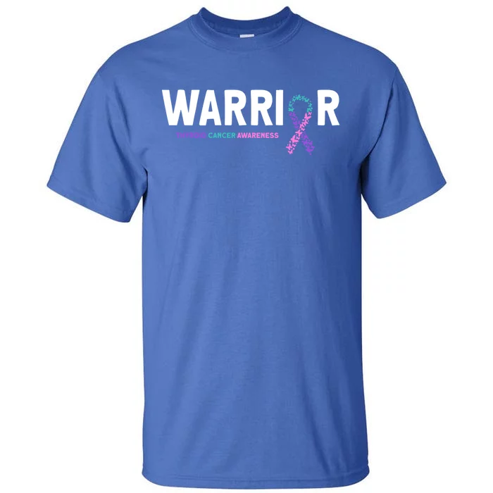 Thyroid Cancer Warrior Thyroid Cancer Awareness Gift Tall T-Shirt