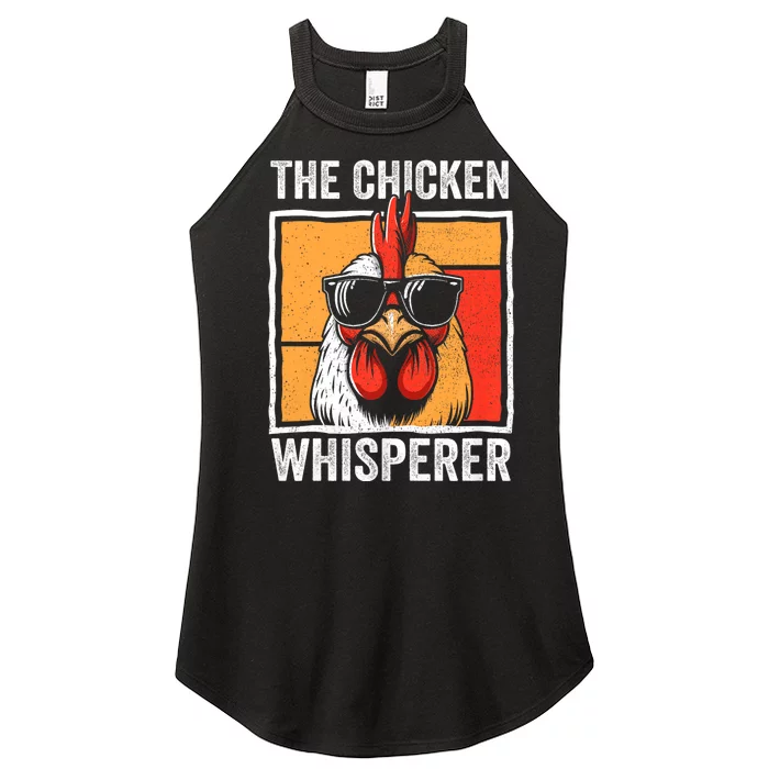 The Chicken Whisperer Farmer Animal Farm Women’s Perfect Tri Rocker Tank