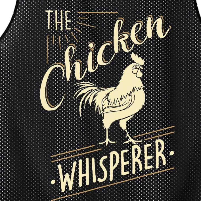 The Chicken Whisperer Funny Chicken Lover Farming Mesh Reversible Basketball Jersey Tank