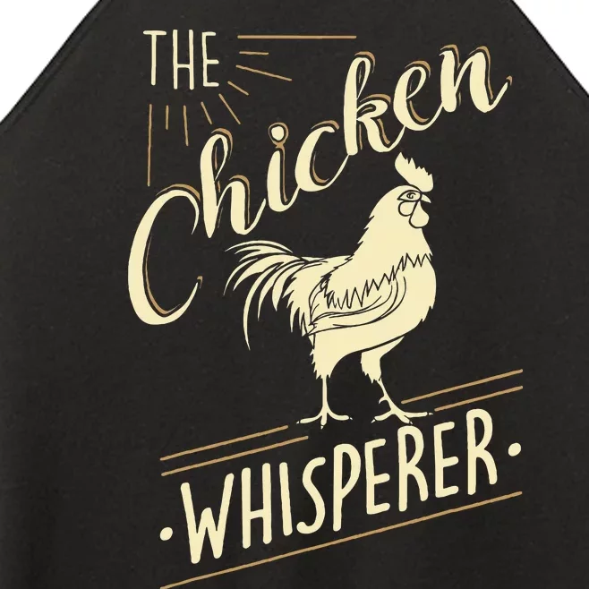 The Chicken Whisperer Funny Chicken Lover Farming Women’s Perfect Tri Rocker Tank