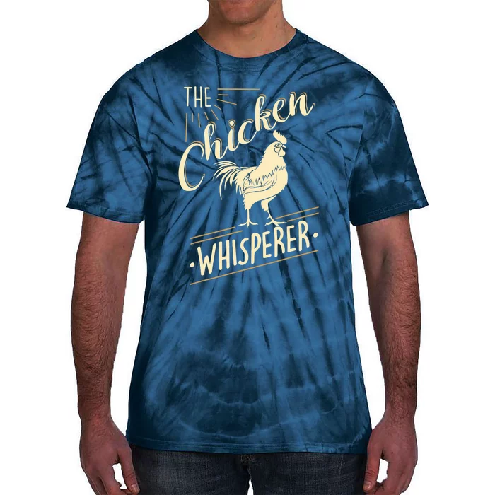 The Chicken Whisperer Funny Chicken Farming Morning Sun Tie-Dye T-Shirt