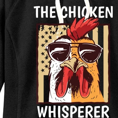 The Chicken Whisperer Farmer Chicken Women's Fleece Hoodie