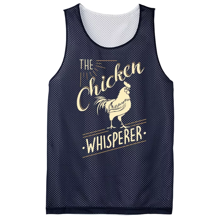 The Chicken Whisperer Funny Chicken Lover Farming Mesh Reversible Basketball Jersey Tank