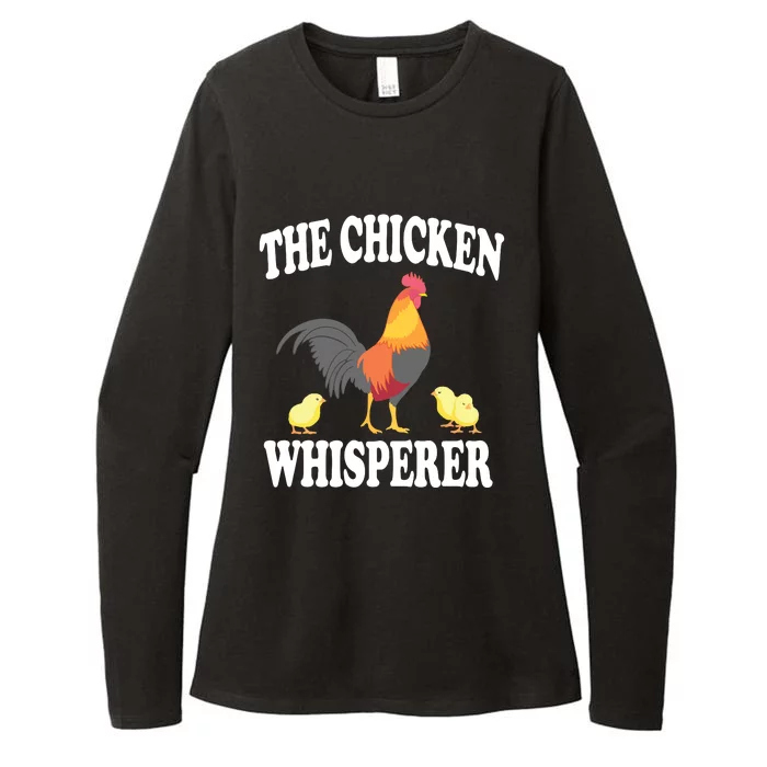 The Chicken Whisperer Funny Farm Animal Womens CVC Long Sleeve Shirt