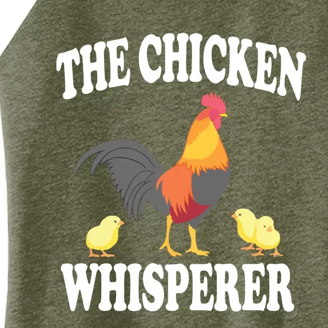 The Chicken Whisperer Funny Farm Animal Women’s Perfect Tri Rocker Tank