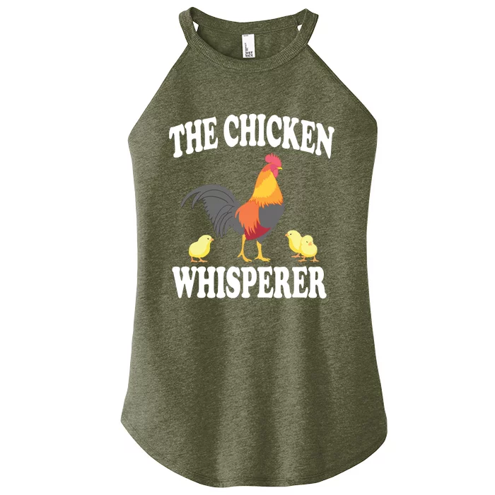 The Chicken Whisperer Funny Farm Animal Women’s Perfect Tri Rocker Tank