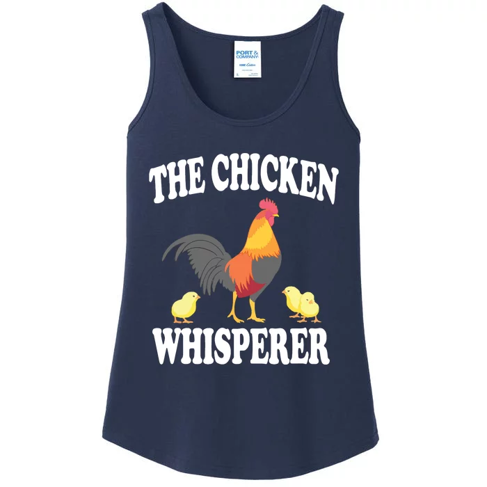 The Chicken Whisperer Funny Farm Animal Ladies Essential Tank