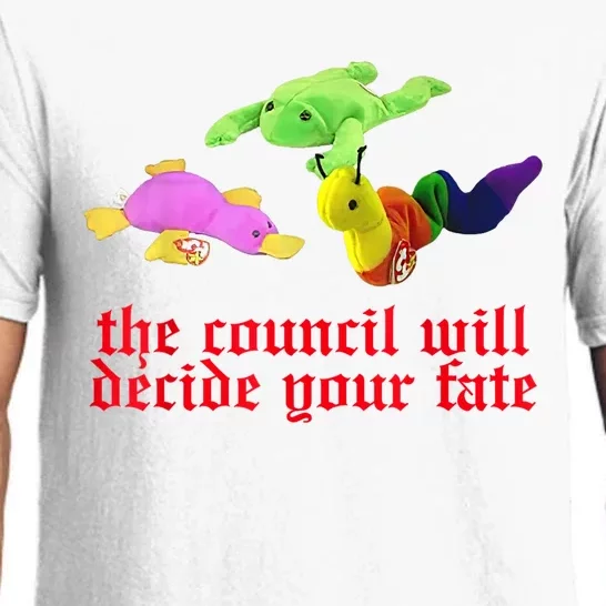 The Council Will Decide Your Fate Funny Oddly Specific Meme Pajama Set