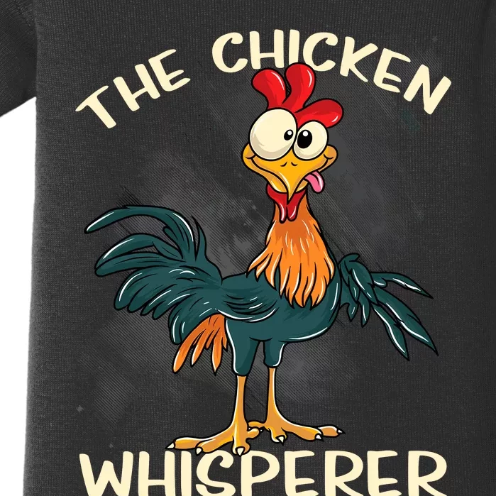 The Chicken Whisperer Funny Farmer Baby Bodysuit