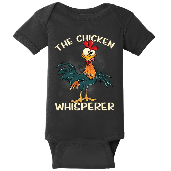 The Chicken Whisperer Funny Farmer Baby Bodysuit