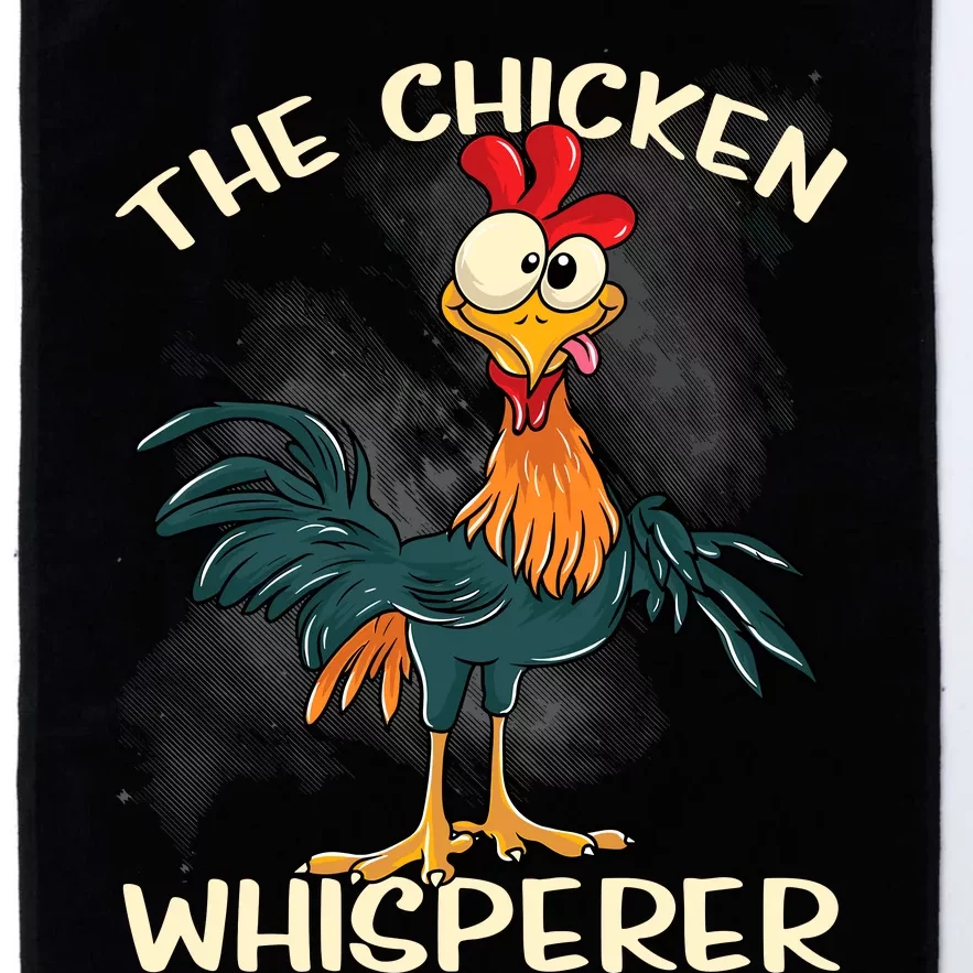 The Chicken Whisperer Funny Farmer Platinum Collection Golf Towel