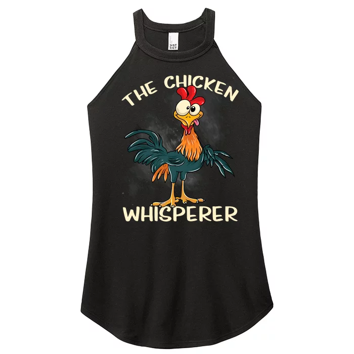 The Chicken Whisperer Funny Farmer Women’s Perfect Tri Rocker Tank