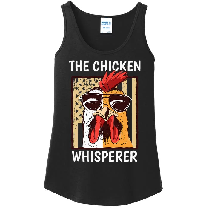 The Chicken Whisperer Farmer Chicken Ladies Essential Tank