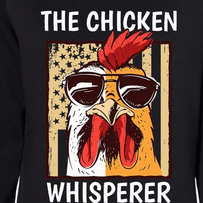 The Chicken Whisperer Farmer Chicken Womens California Wash Sweatshirt