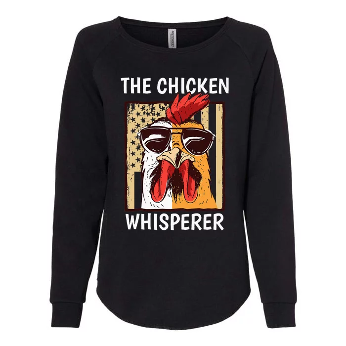 The Chicken Whisperer Farmer Chicken Womens California Wash Sweatshirt