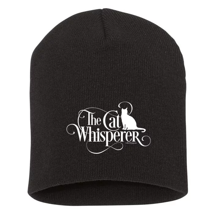 The Cat Whisperer Cat Lover Short Acrylic Beanie