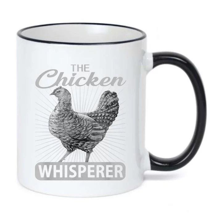 The Chicken Whisperer Funny Chicken Lover Farming Black Color Changing Mug