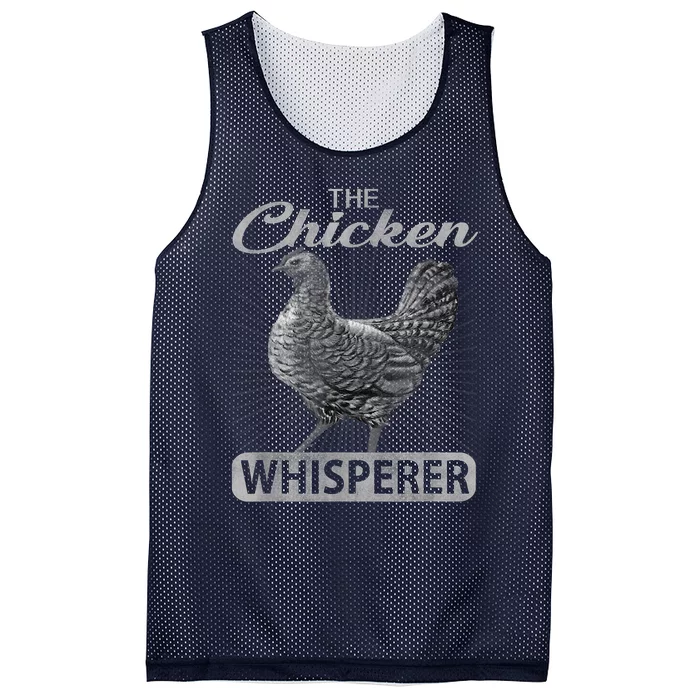 The Chicken Whisperer Funny Chicken Lover Farming Mesh Reversible Basketball Jersey Tank