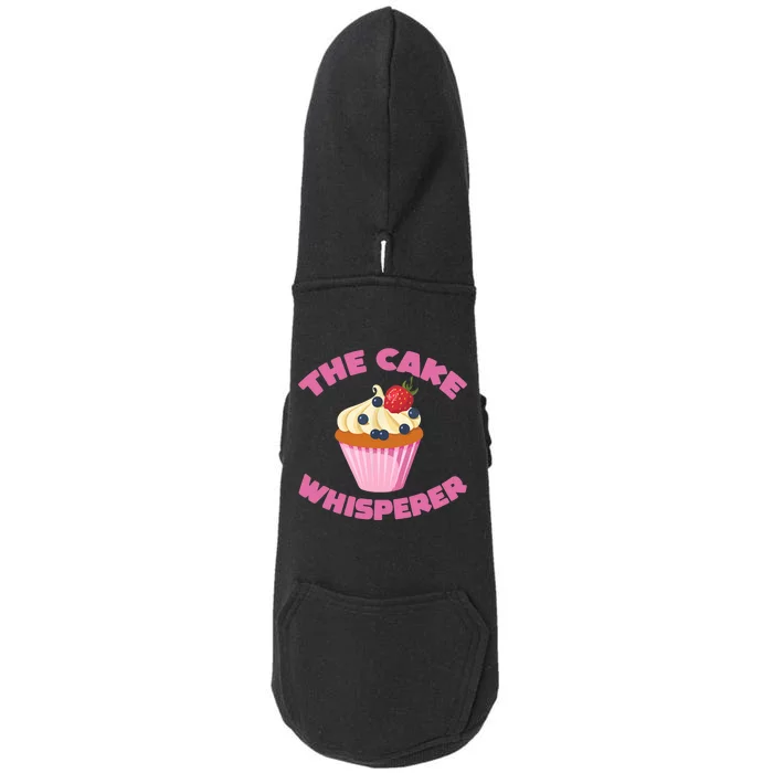 The Cake Whipserer Funny Bake Baker Doggie 3-End Fleece Hoodie