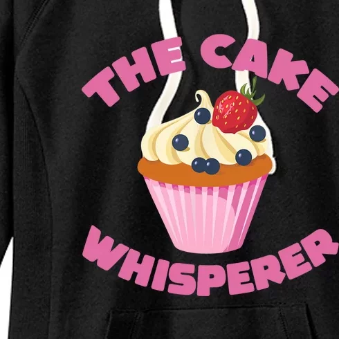 The Cake Whipserer Funny Bake Baker Women's Fleece Hoodie