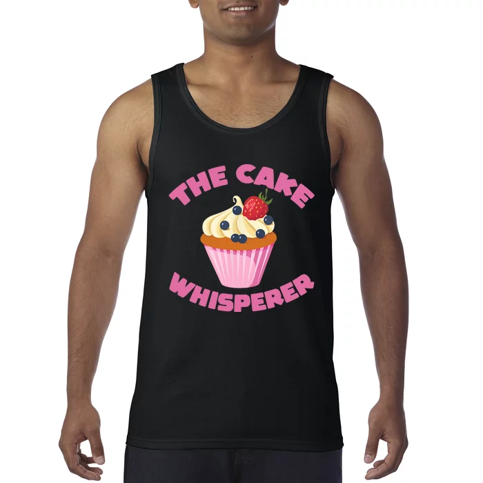 The Cake Whipserer Funny Bake Baker Tank Top