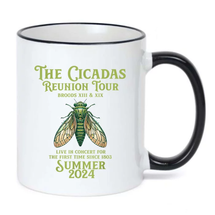 The Cicada Year Reunion U.S Entomology Cicada 2024 Black Color Changing Mug