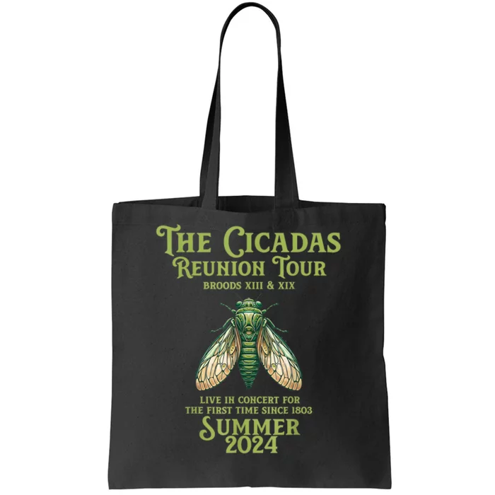 The Cicada Year Reunion U.S Entomology Cicada 2024 Tote Bag