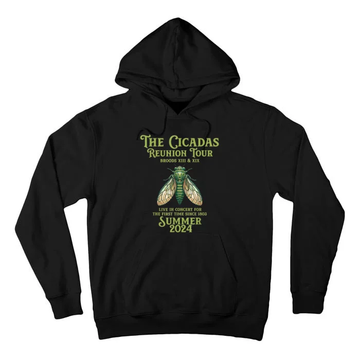 The Cicada Year Reunion U.S Entomology Cicada 2024 Tall Hoodie