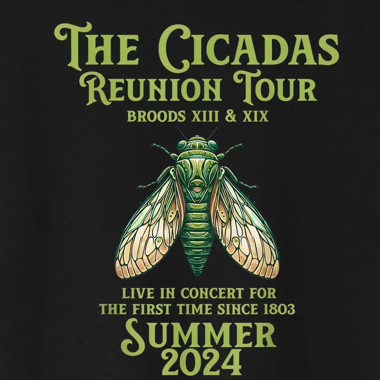 The Cicada Year Reunion U.S Entomology Cicada 2024 Women's Crop Top Tee