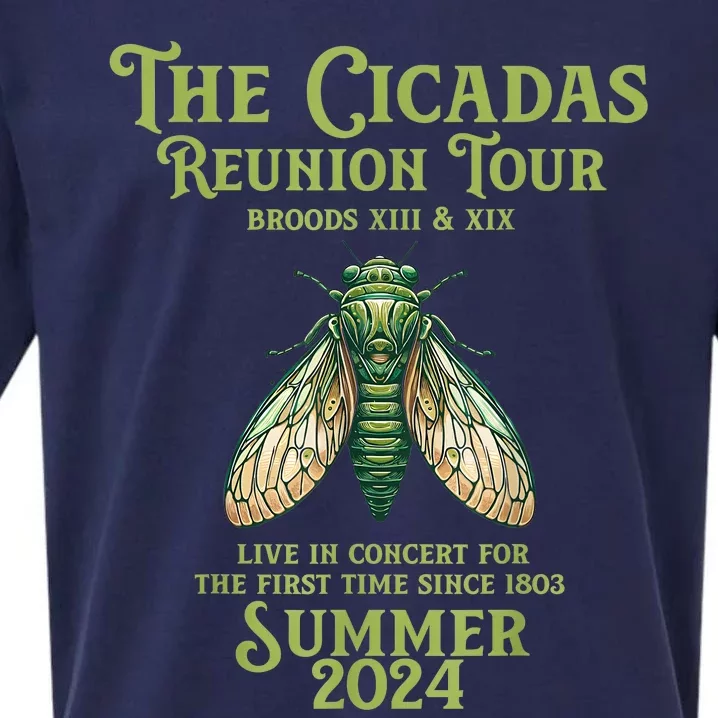 The Cicada Year Reunion U.S Entomology Cicada 2024 Sueded Cloud Jersey T-Shirt