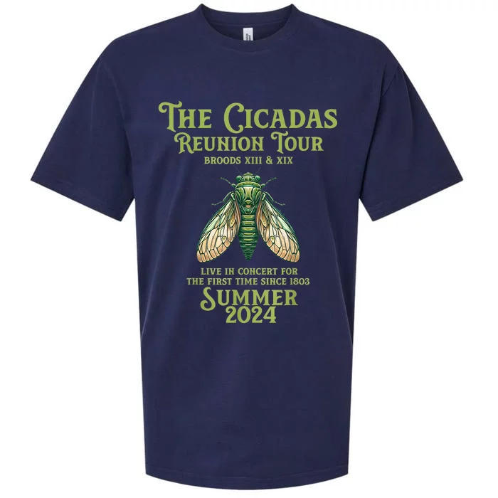 The Cicada Year Reunion U.S Entomology Cicada 2024 Sueded Cloud Jersey T-Shirt