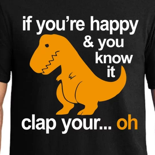 Trex Clap Your Hands Pajama Set