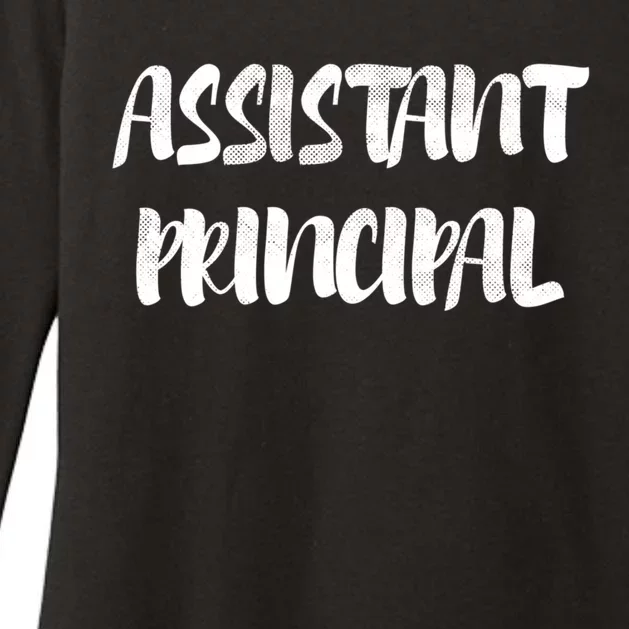 Teacher's Day 100 Days Of School Cool Assistant Principal Funny Gift Womens CVC Long Sleeve Shirt