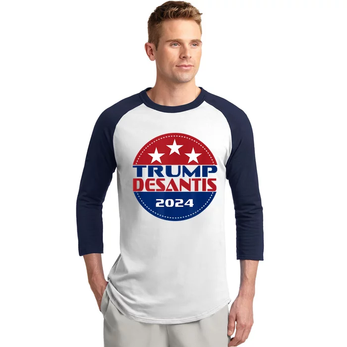 Trump Desantis 2024 Make America Florida Flamingo Seagull Baseball Sleeve Shirt