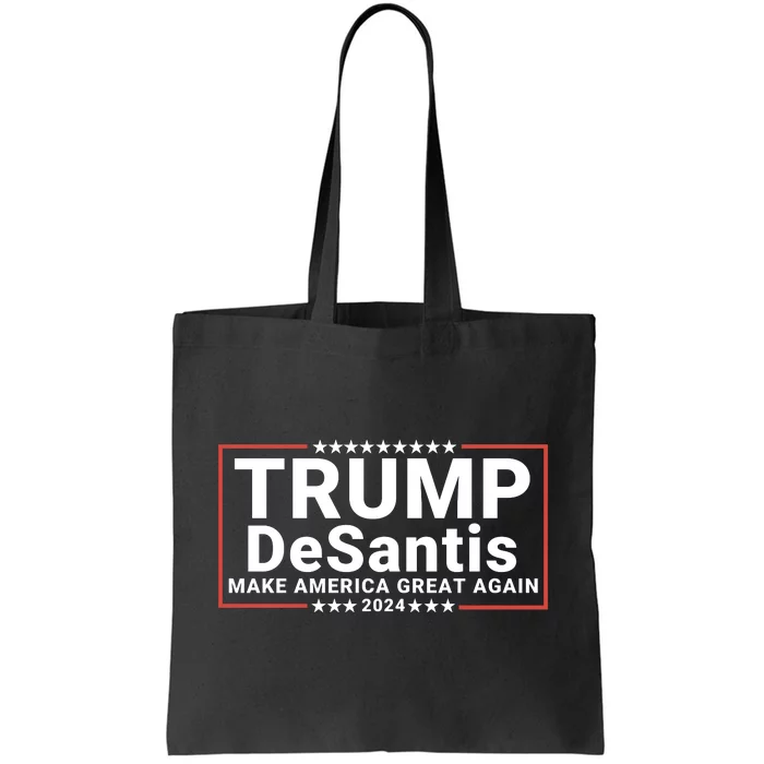 Trump Desantis 24 Donald Trump Ron Desantis Election 2024 Tote Bag