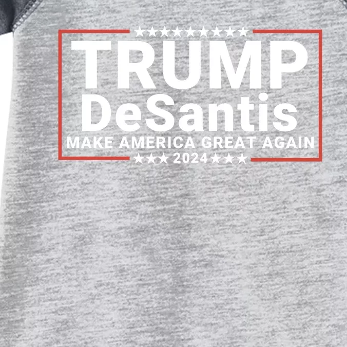 Trump Desantis 24 Donald Trump Ron Desantis Election 2024 Infant Baby Jersey Bodysuit