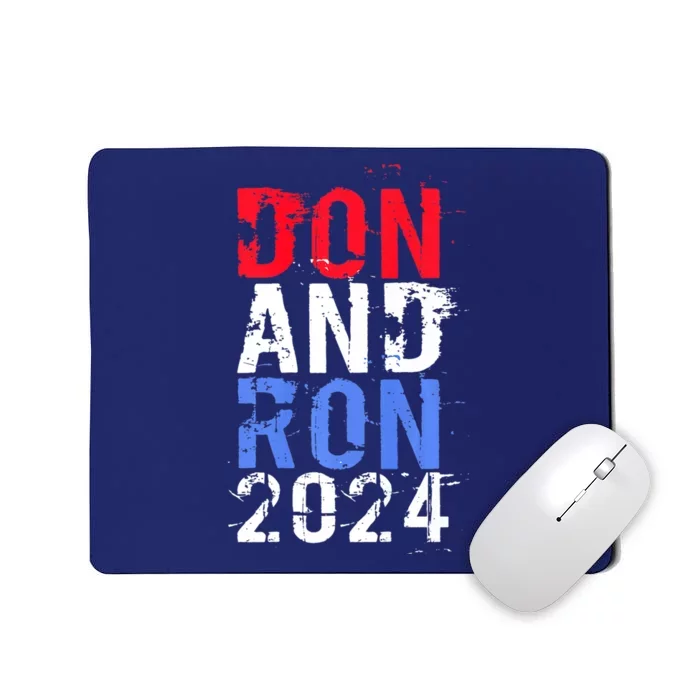 Trump DeSantis 2024 DON AND RON President Republican Party Mousepad