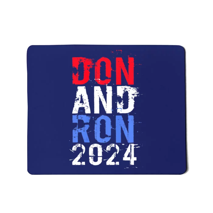 Trump DeSantis 2024 DON AND RON President Republican Party Mousepad