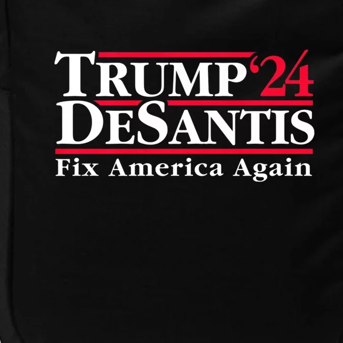 Trump DeSantis 2024 Donald Trump Ron DeSantis For President Impact Tech Backpack