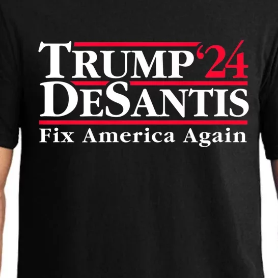 Trump DeSantis 2024 Donald Trump Ron DeSantis For President Pajama Set