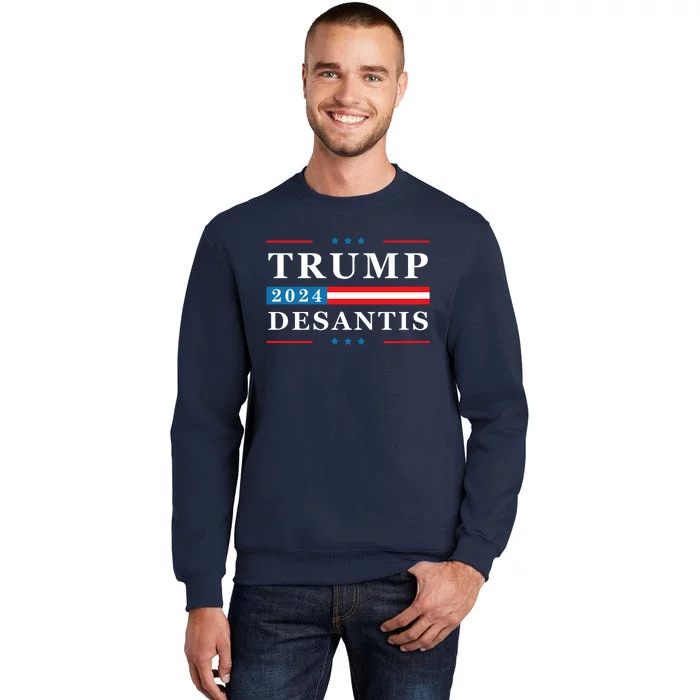 Trump Desantis 2024 Ron Desantis 2024 Tall Sweatshirt