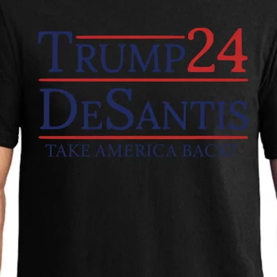 Trump Desantis 2024 Pajama Set