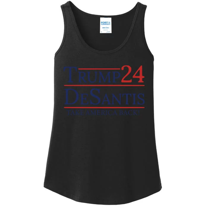 Trump Desantis 2024 Ladies Essential Tank