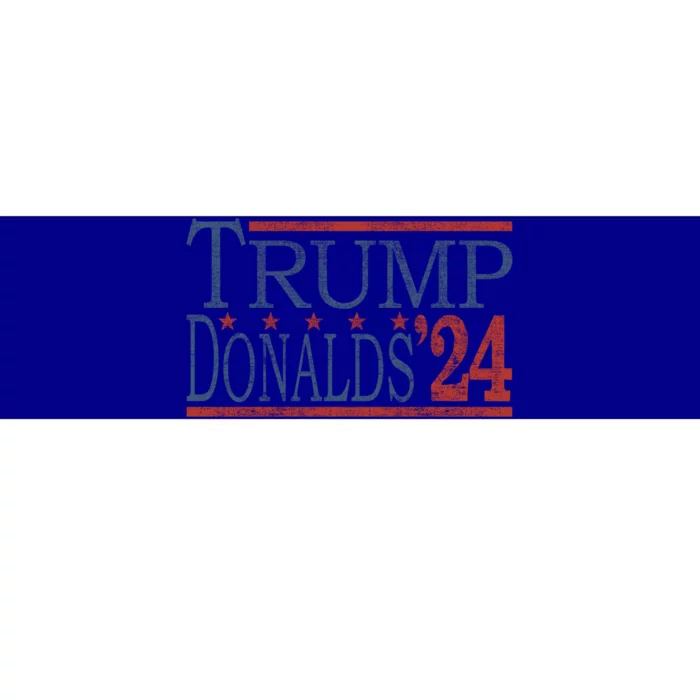 Trump Donalds 2024 Election For Republicans Trump 2024 Cool Gift Bumper Sticker