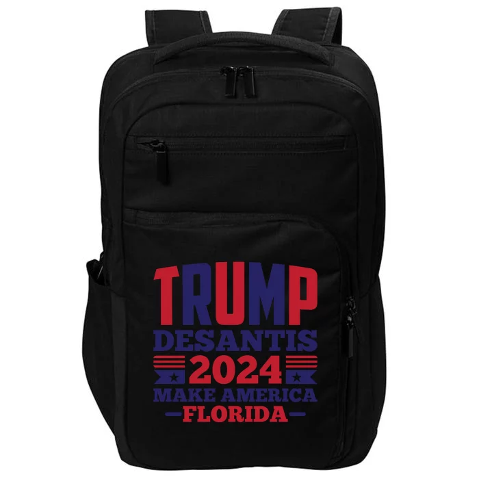 Trump Desantis 2024 Make America Florida Graphic Impact Tech Backpack