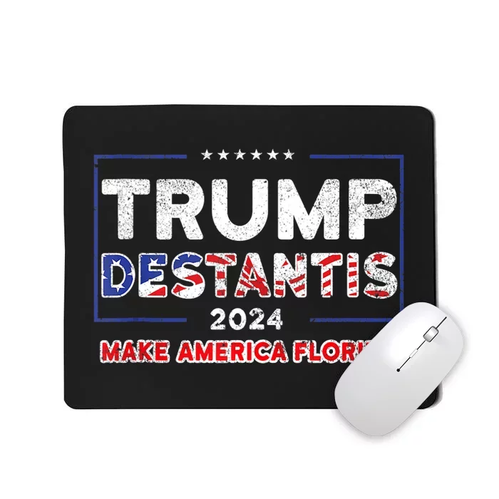 Trump DeSantis 2024 Make America Florida Election Mousepad