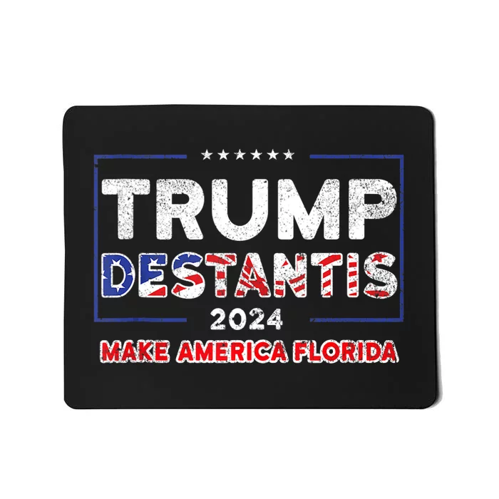 Trump DeSantis 2024 Make America Florida Election Mousepad